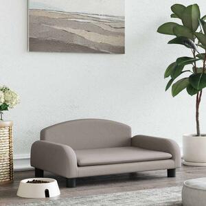 Pelíšek pro psy taupe 70 x 45 x 30 cm textil 171963