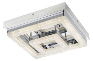 GLOBO 49246-16 FOGO stropní svítidlo LED 16W/1150lm 4000K chrom, krištálový efekt