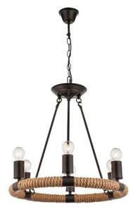 GLOBO 69029-6 ULLEU závěsné svítidlo 500 mm 6xE27 40W IP20 černá
