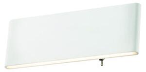 GLOBO 41751-8W SIEGFRIED nástěnné svítidlo s vypínačem LED 8W/500lm 3000K bílá, opál