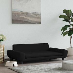 Pelíšek pro psy černý 100 x 54 x 33 cm samet 171985