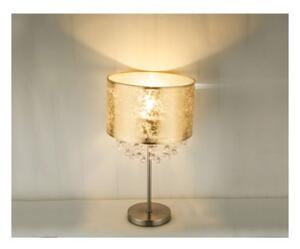 GLOBO 15187T3 AMY stolní lampa s akrylovými křišťály D320mm 1xE27 matný nikl, zlatá
