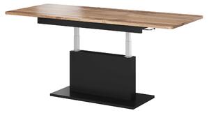 Konferenční stolek BESITA dub wotan/černá matná