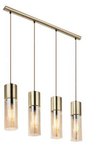 GLOBO 21000-4HM ANNIKA závěsné svítidlo moderní / designové 4xE27 25W IP20 zlatá matná