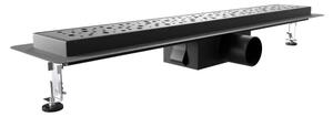 B-DRAINWELL 50 Black Odtokový podlahový žlab, bublinky