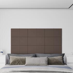 Nástěnné panely 12 ks taupe 60 x 30 cm textil 2,16 m²