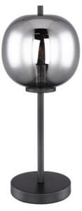 GLOBO 15345T BLACKY stolní lampa D185mm 1xE14 černá, kouřová