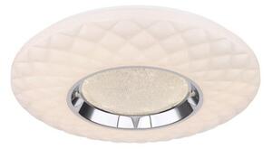 GLOBO SMART LIGHT 48006FSH-30 Magnifique stmívatelné stropní LED svítidlo 490 mm 30W / 2200lm 3000-6500K IP20 bílá s dálkovým ovládáním, starlight efekt