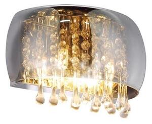 GLOBO 15809W KALLA nástěnné svítidlo 280 mm 2xG9 28W IP20 chrom