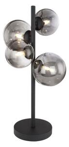 GLOBO 56133-4T RIHA stolní lampa 4xG9 černá, kouřová