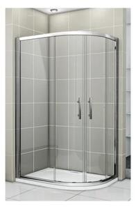 NATALI HARD 90x80 Clear Levý Sprchový kout asymetrický