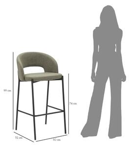 Barová židle HELSINKI 44X50X89 cm