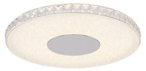 GLOBO 49336-24R DENNI stropní LED svítidlo 400 mm 24W / 1600lm neutrální bílé světlo (4000K) IP20 stříbrná metalíza