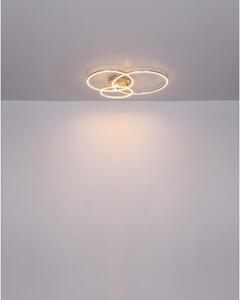GLOBO 67220-40R MUNNI stropní svítidlo LED 40W/1770lm 3000K matný nikl, opál