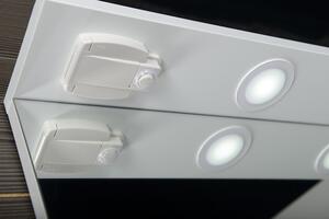 Aqualine, KORIN zrcadlo s LED osvětlením a zásuvkou 60x70x12cm, KO397
