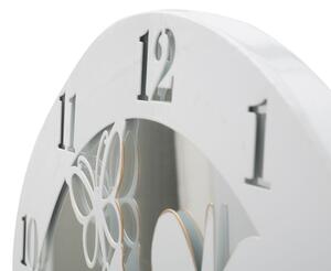 Bílé nástěnné hodiny Mauro Ferretti Spring, 55x4,5 cm
