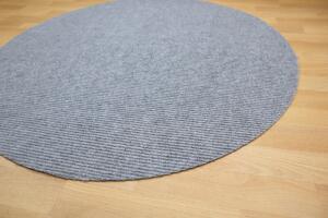 Vopi koberce Kusový koberec Quick step šedý kruh - 100x100 (průměr) kruh cm
