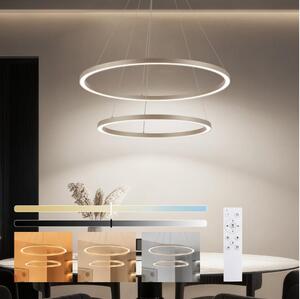 Brilagi - LED Stmív. lustr na lanku PORTOFINO LED/98W/230V pr. 80 cm béžová + DO