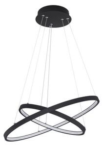 GLOBO 67192-42B RALPH závěsné svítidlo LED D510mm 42W/1300lm 3000K černá matná, opál, stmívatelné, switchdimmer