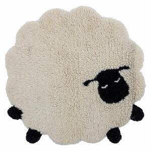 Bílý vlněný koberec Bloomingville Dolly 84 cm