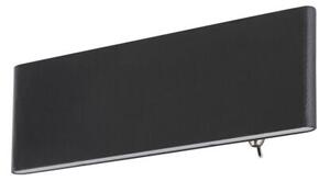 GLOBO 41751-8B SIEGFRIED nástěnné svítidlo s vypínačem LED 8W/240lm 3000K černá, opál