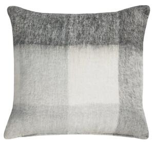 Bílo-šedý povlak na polštář Kave Home Catarina 45 x 45 cm