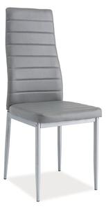 H261 BIS Jídelní židle, Aluminium/šedá