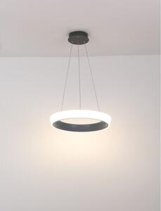 GLOBO 48272H-36 TABANO závěsné svítidlo LED D500mm 36W/2180lm 3000-6000K antracitová, opál, stmívatelné, dálkové ovládaní