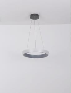 GLOBO 48272H-36 TABANO závěsné svítidlo LED D500mm 36W/2180lm 3000-6000K antracitová, opál, stmívatelné, dálkové ovládaní