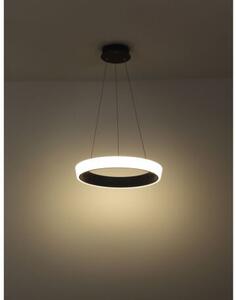 GLOBO 48272H-36 TABANO závěsné svítidlo LED D500mm 36W/2180lm 3000-6000K antracitová, opál, stmívatelné, dálkové ovládaní