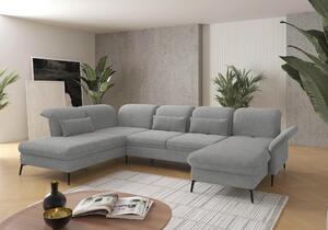 SEDACÍ SOUPRAVA, textil, světle šedá Sit & More - Sedací soupravy, Online Only