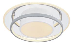 GLOBO 48017-60R LEOLA stropní svítidlo LED D490mm 60W/2650lm 3000-6000K bílá matná, šedá, opál, stmívatelné, dálkové ovládání
