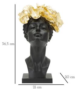 Mauro Ferretti Socha Žena s motýly na hlavě 1X20X36,5 cm