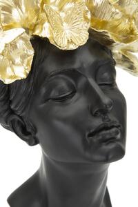 Mauro Ferretti Socha Žena s motýly na hlavě 1X20X36,5 cm