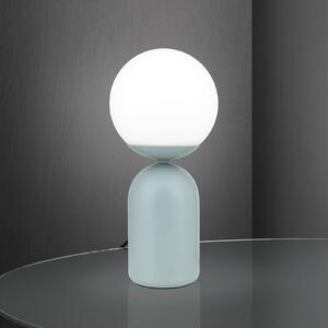 Stolní lampa Stanley, světle zelená, výška 32 cm, keramika/sklo
