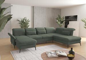 SEDACÍ SOUPRAVA, textil, zelená Sit & More - Sedací soupravy, Online Only