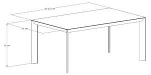 Majstrštych Konferenční stolek Střízlíček velikost stolku (D x Š x V): 80 x 60 x 45 (cm)