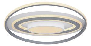 GLOBO 48016-60 LEOLA stropní svítidlo LED D570mm 60W/2650lm 3000-6000K bílá matná, šedá, opál, stmívatelné, dálkové ovládání