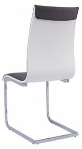 H-133 Jídelní židle, šedá/bílá