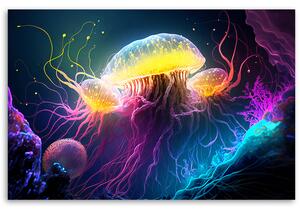 Obraz na plátně Podmořské medúzy Rozměry: 60 x 40 cm