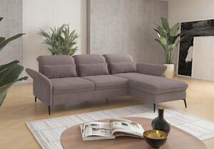 ROHOVÁ SEDAČKA, textil, šedohnědá Sit & More - Sedací soupravy, Online Only