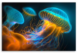 Obraz na plátně Úchvatné medúzy Rozměry: 60 x 40 cm