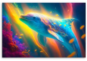 Obraz na plátně Nádherný delfín Rozměry: 60 x 40 cm