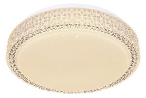GLOBO 41749-12 OVI stropní svítidlo LED D260mm 12W/980lm 3000-4500-6500K bílá, opál, starlight efekt