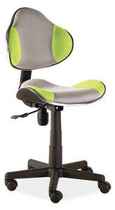 Q-G2 kancelářská židle, šedá/zelená