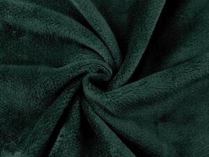 Wellsoft minky oboustranný / flanel samet fleece METRÁŽ - 21 zelená tmavá