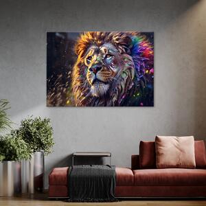 Obraz na plátně Silný lev Rozměry: 60 x 40 cm