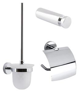 EBS Urban Round Sada doplňků s věšáčkem, chrom