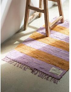 Ručně tkaný bavlněný koberec s třásněmi Chindi