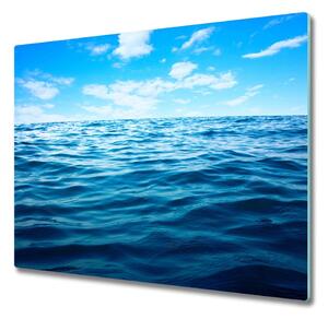 Skleněná krájecí deska Mořská voda 60x52 cm